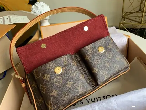 WIS LOUIS bag-30*11*13CM VINTAGE VUITTON 0324